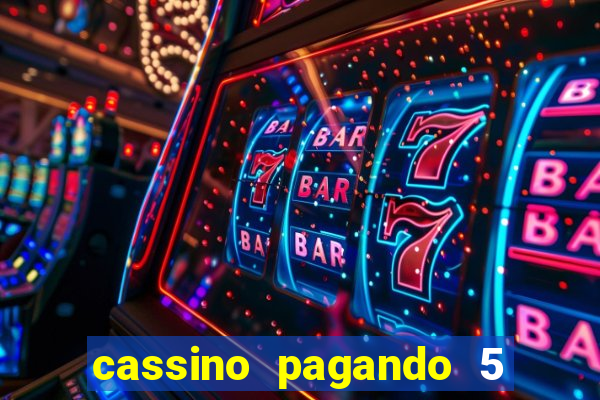 cassino pagando 5 reais no cadastro